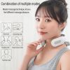 Neck Massager for Neck Pain,Intelligent Portable Neck Massager with Heat Function,USB Charging Neck Relax Massager,Massage at Home,Outdoor,for Women a