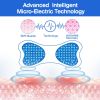 Portable Electric Neck Massager Cervical Vertebra Rechargeable Massager 6 Modes 10 Levels 2Pcs Replaceable Massage Pad