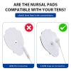 TENS/EMS Unit Replacement Pads NURSAL 20 Pack 3.5mm Snap Electrode Pads for Electrotherapy (Not Fit NURSAL Blue Tens) Reuse More Than 30 Times, Compat