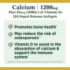 Nature's Bounty Calcium + Vitamin D3 Softgels;  1200 mg;  120 Count