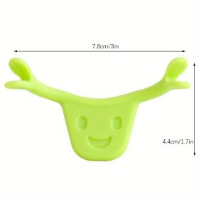 Personal Face Trainer, Smile Beauty Exerciser Facial Smile Maker Trainer Forming Mouth Exerciser For Muscles Stretching Lifting Exercise Lips Trainer (Color: Green Smile Corrector)