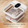 Foot Spa Bath Massager with Heat Massage and Scrubber